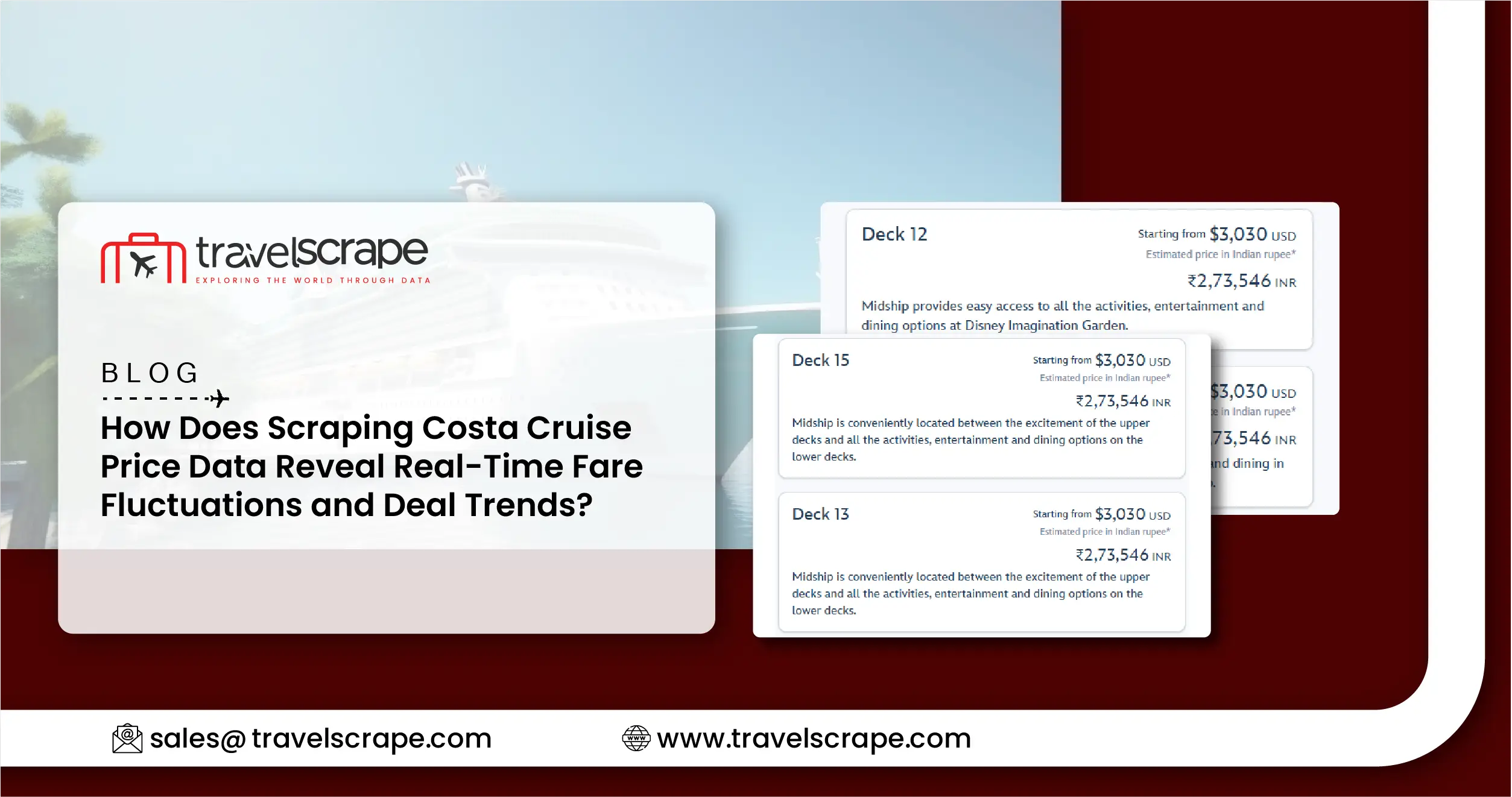 Scraping Costa Cruise Price Data Reveal Real-Time Fare Fluctuations